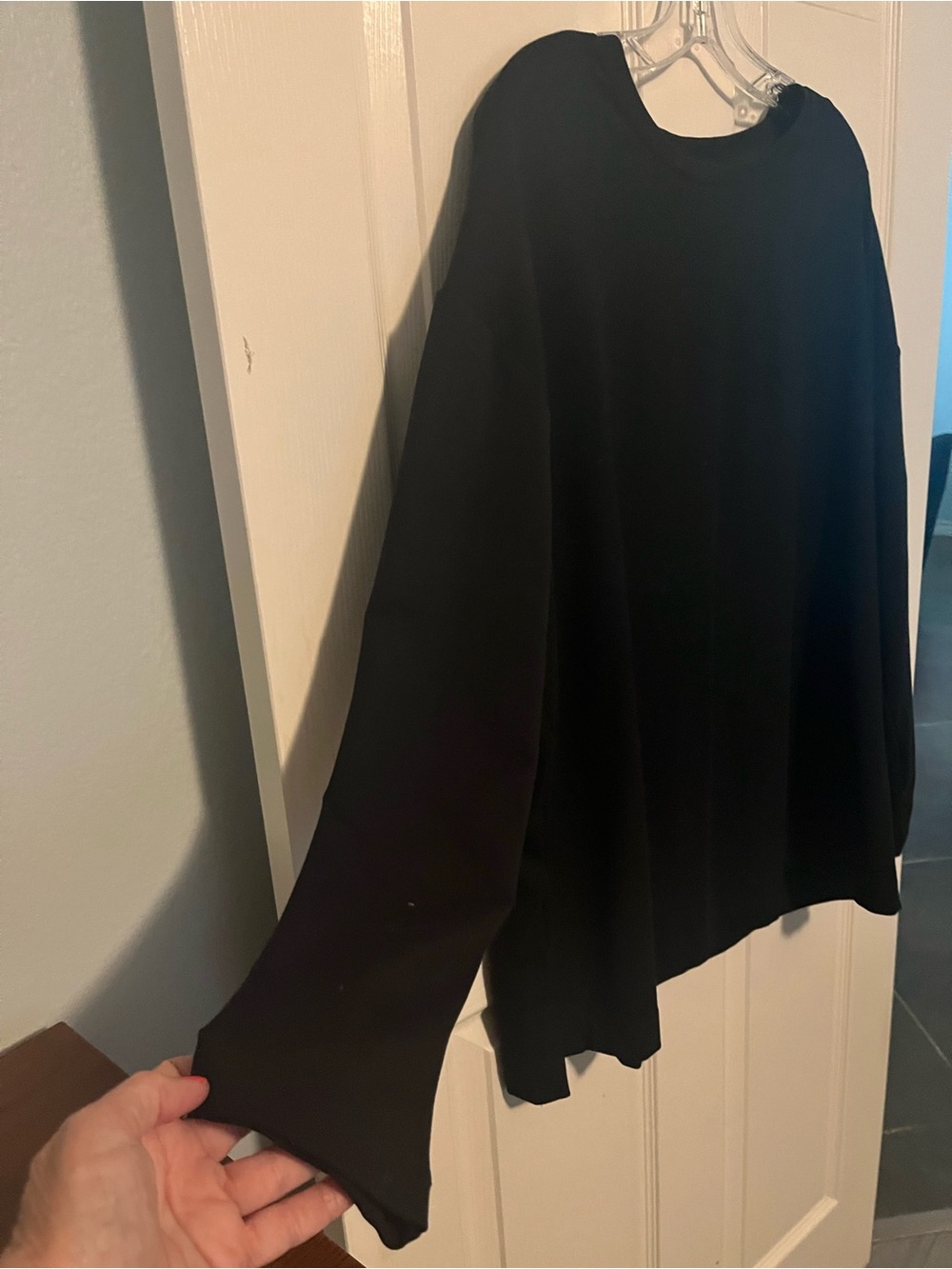 Lou and Grey Classic Modal fabric Black Long-Sleeve Top - Picture 2 of 5